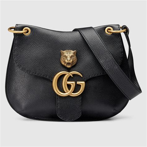 bolsa gucci plateada|gucci leather shoulder bag.